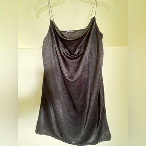Black slip dress. Zara. Size Small. Never worn